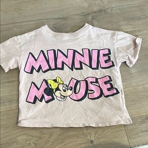 H&M Minnie Mouse Pink Kids T-Shirt